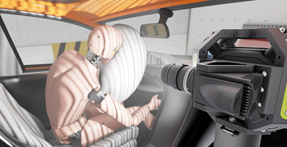 Innovativa tecnologia di misurazione 3D per i crash test